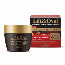 Lift&Oval 60+ Deep Wrinkle Reduction Night Cream / Belita, 50ml