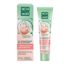 Comfort Facial Cream: Moisturizing and Nourishing with Vitamin E and Prebiotics / Pure Line, 40ml
