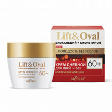 Lift & Oval 60+/ Belita Wrinkle Correction Day Cream for Face and Eyelids, 50ml