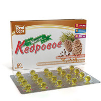 Cedar nut oil, 60 capsules (300 mg each) / RealCaps Cedar nut oil, 60 capsules (300 mg each) / RealCaps