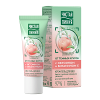 Moisturizing eye cream-gel for wrinkles and dark circles / Pure Line, 20 ml