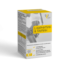 L-Carnitine & Taurine Slim / fat burner / Pharm Group, 60 tablets