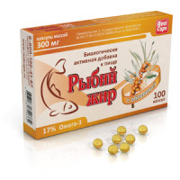 Fish Oil with Sea Buckthorn, 100 capsules / RealCaps