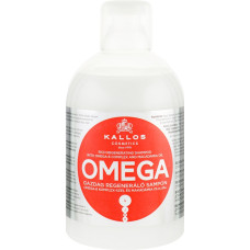 Restorative shampoo with Omega-6 complex and macadamia oil / Kallos Cosmetics, 1000ml
