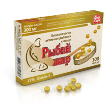 Fish Oil (No Additives), 100 Capsules / RealCaps Fish Oil (No Additives), 100 Capsules / RealCaps