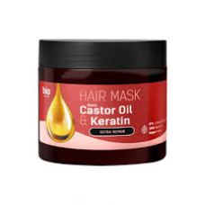 Hair mask "Castor Oil & Keratin" Bio Naturell / Elfa Pharm, 295 ml