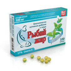 Fish Oil with Lemon Balm, 100 capsules / RealCaps